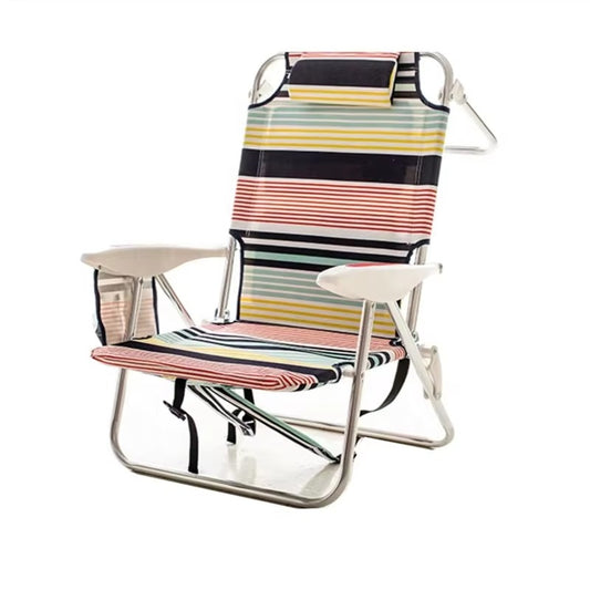 Custom Outdoor Sun Lounger JWW-023 – Foldable Aluminum Alloy, for Beach/Camping/Fishing