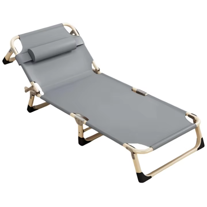 Outdoor Portable Folding Chair Bed JWW-032 – Adjustable, for Camping/Fishing/Lounging