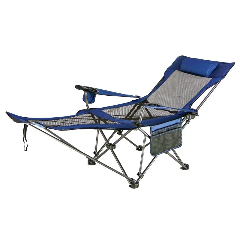 Portable Outdoor Chair JWW-019 – Metal, Foldable Sofa Bed Style, Adjustable, for Beach/Lawn/Camping