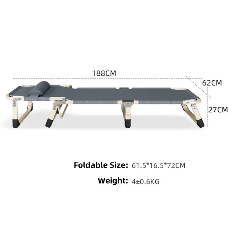 Outdoor Portable Folding Chair Bed JWW-032 – Adjustable, for Camping/Fishing/Lounging