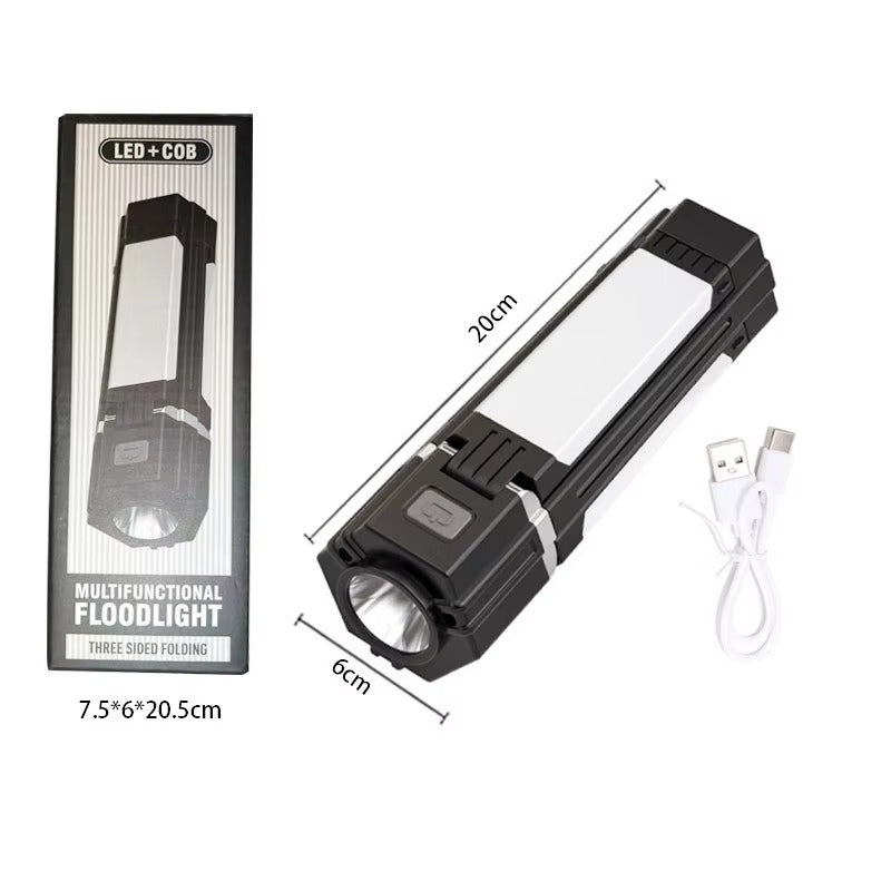 Outdoor Portable Light JWD-013 – Rechargeable Small Floodlight/Flashlight, Multi-functional, for Camping