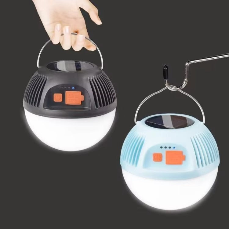 Outdoor Portable LED Light JWD-018 – Solar-powered, for Camping/Hiking/Tent (Handheld Lantern)