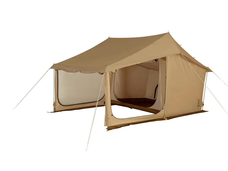 Custom Logo House-Shaped 4-Season Tent – 2-Room, Easy Setup, Outdoor Family Camping Tent