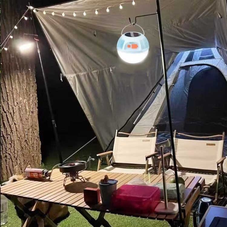 Outdoor Portable LED Light JWD-018 – Solar-powered, for Camping/Hiking/Tent (Handheld Lantern)