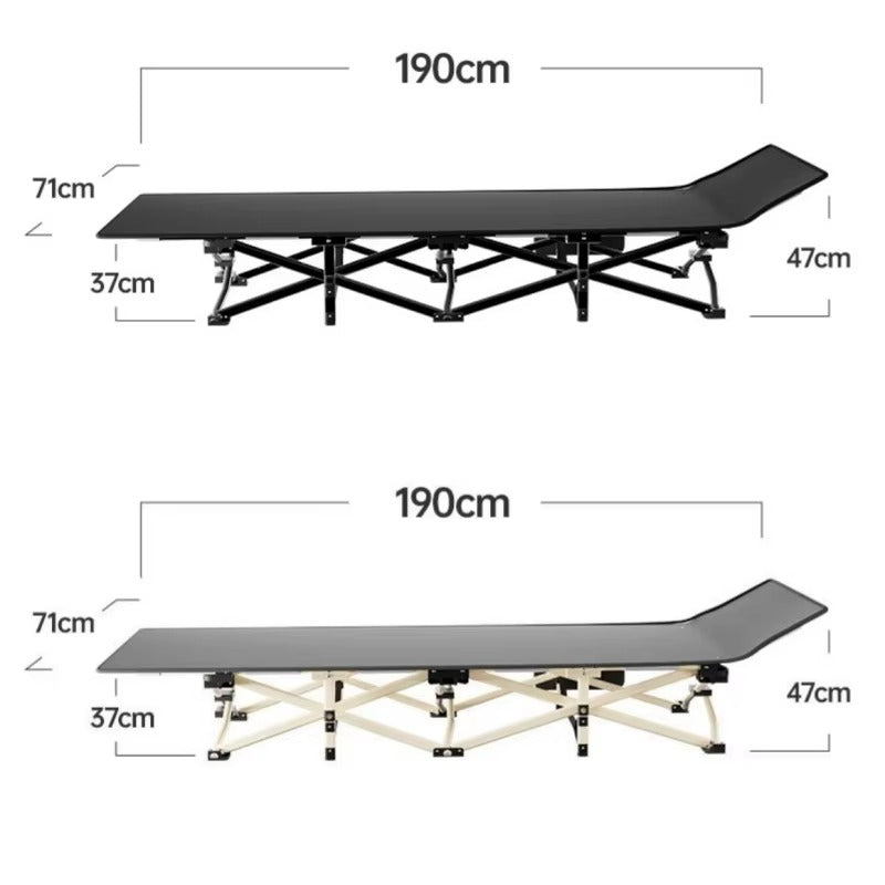Outdoor/Indoor Single Foldable Bed JWW-031 – Portable, for Adults (Camping/Office Rest)