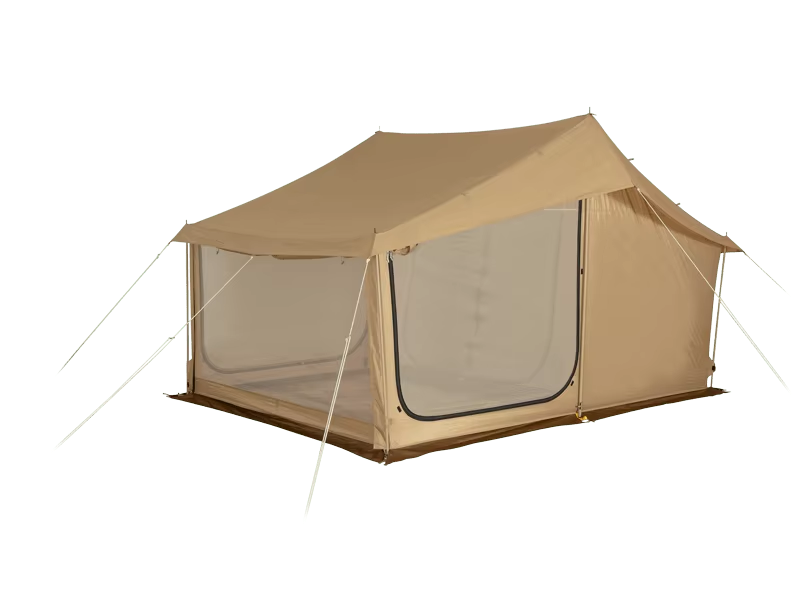 Custom Logo House-Shaped 4-Season Tent – 2-Room, Easy Setup, Outdoor Family Camping Tent