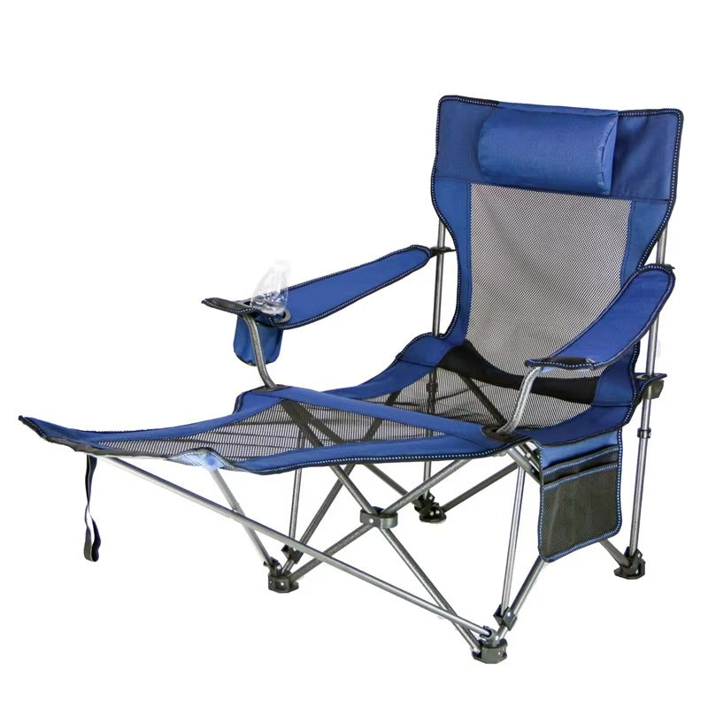 Portable Outdoor Chair JWW-019 – Metal, Foldable Sofa Bed Style, Adjustable, for Beach/Lawn/Camping