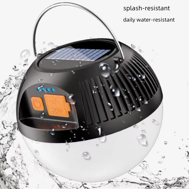 Outdoor Portable LED Light JWD-018 – Solar-powered, for Camping/Hiking/Tent (Handheld Lantern)