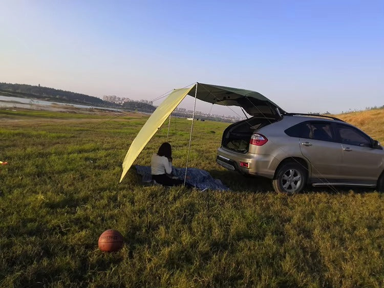 Car Rear Canopy Tent (Manufacture) – Outdoor Camping Use, With PVC, for Viewing