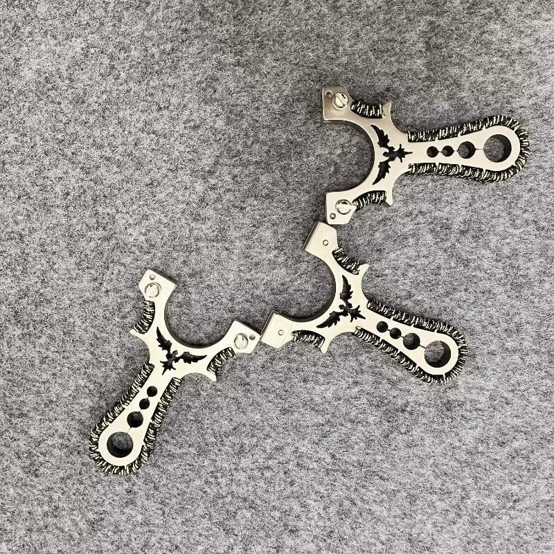 Outdoor Stainless Steel Slingshot JW-207 – Portable, High-Power, with Laser, for Adults