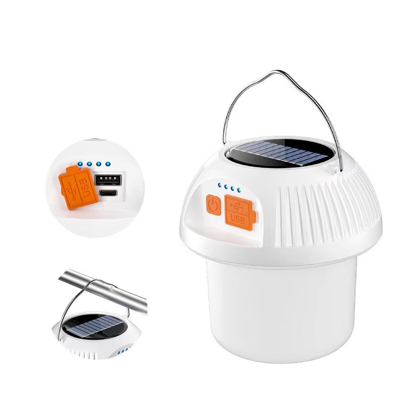 Outdoor Portable LED Camping Lantern JWD-010 – Solar Rechargeable, for Tents