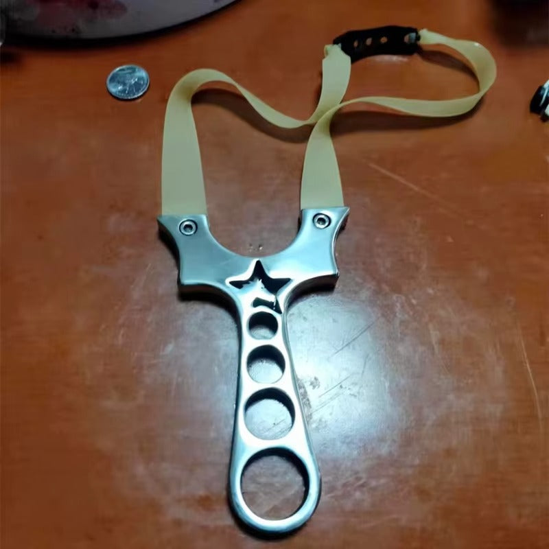 Outdoor Slingshot JW-112 – Powerful Metal/Stainless Steel, for Competitive/Hunting Use