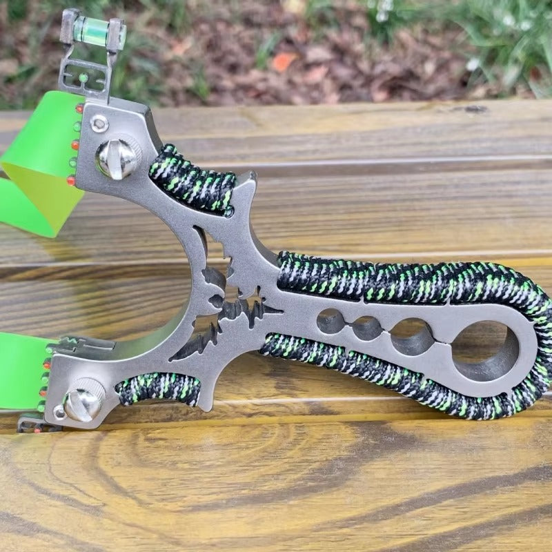 Outdoor Stainless Steel Slingshot JW-207 – Portable, High-Power, with Laser, for Adults