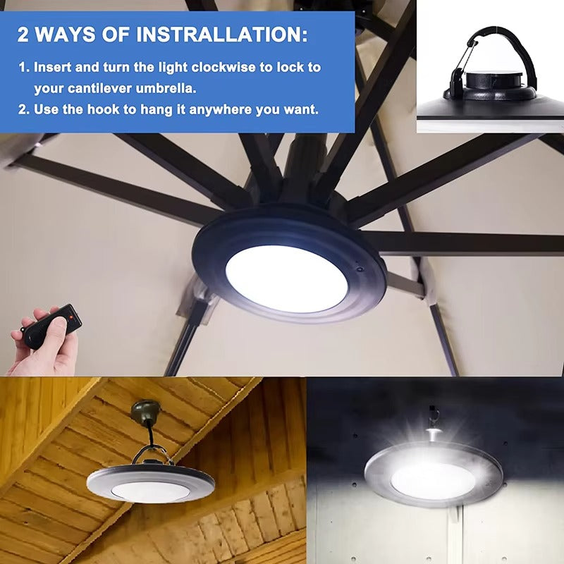 Outdoor Portable LED Light JWD-012 – High Brightness, for Garden/Camping/Patio/Umbrella