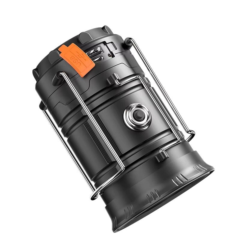 LED Camping Lantern JWD-017 – Solar/Hand Crank Rechargeable, with Hook, for Emergency/Tent