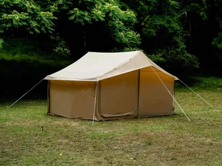 Custom Logo House-Shaped 4-Season Tent – 2-Room, Easy Setup, Outdoor Family Camping Tent