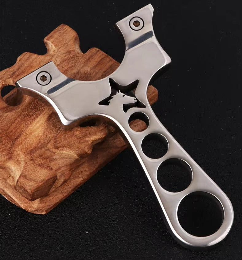 Outdoor Slingshot JW-112 – Powerful Metal/Stainless Steel, for Competitive/Hunting Use