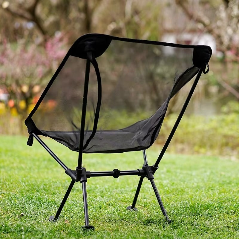 Outdoor Folding Chair JWW-034 – Ultra-light Aluminum Alloy, Breathable Fabric, for Travel/Fishing/Camping